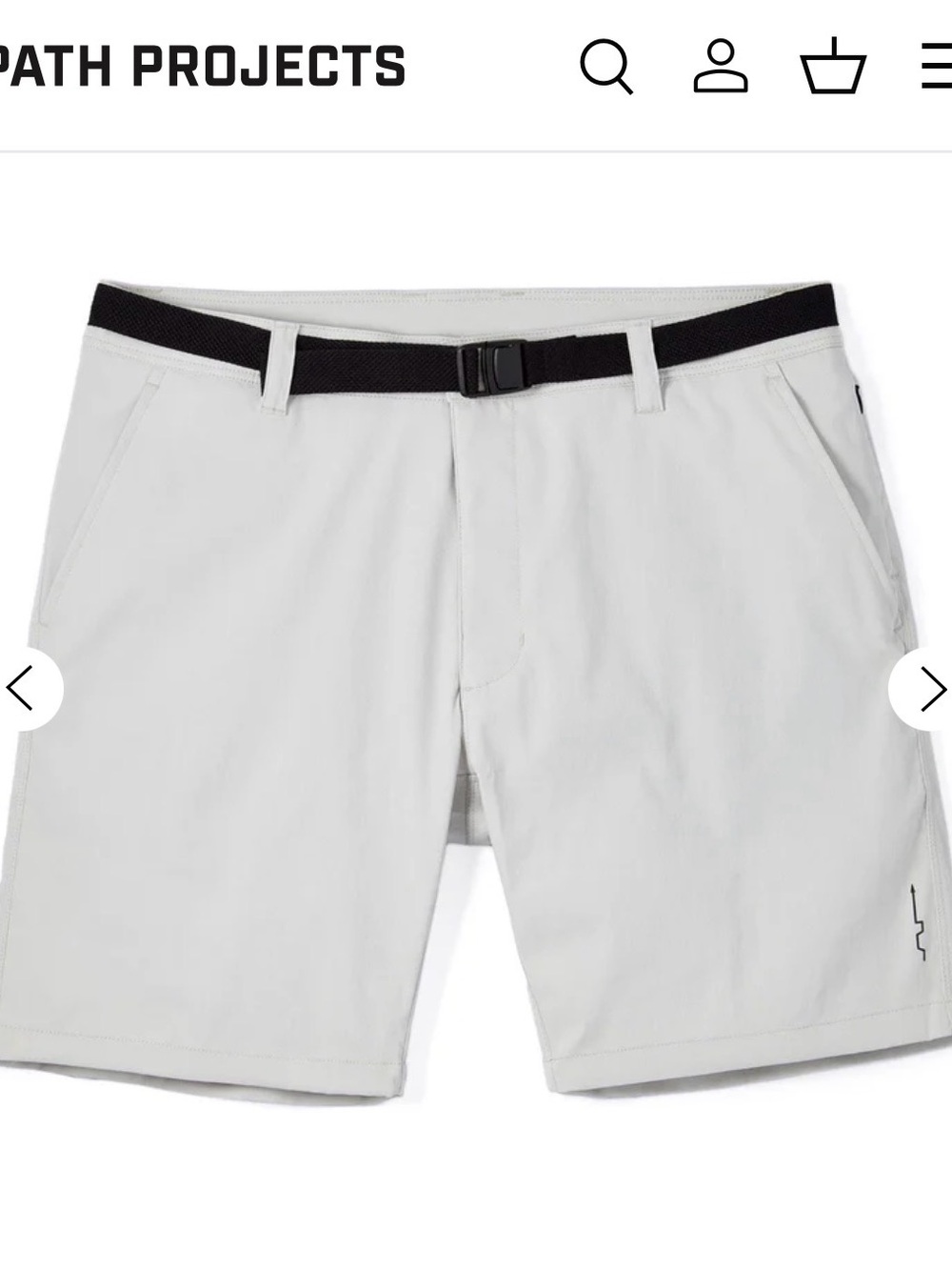 Path Projects Wheeler FT Men's 9 in Large Shorts in Stone